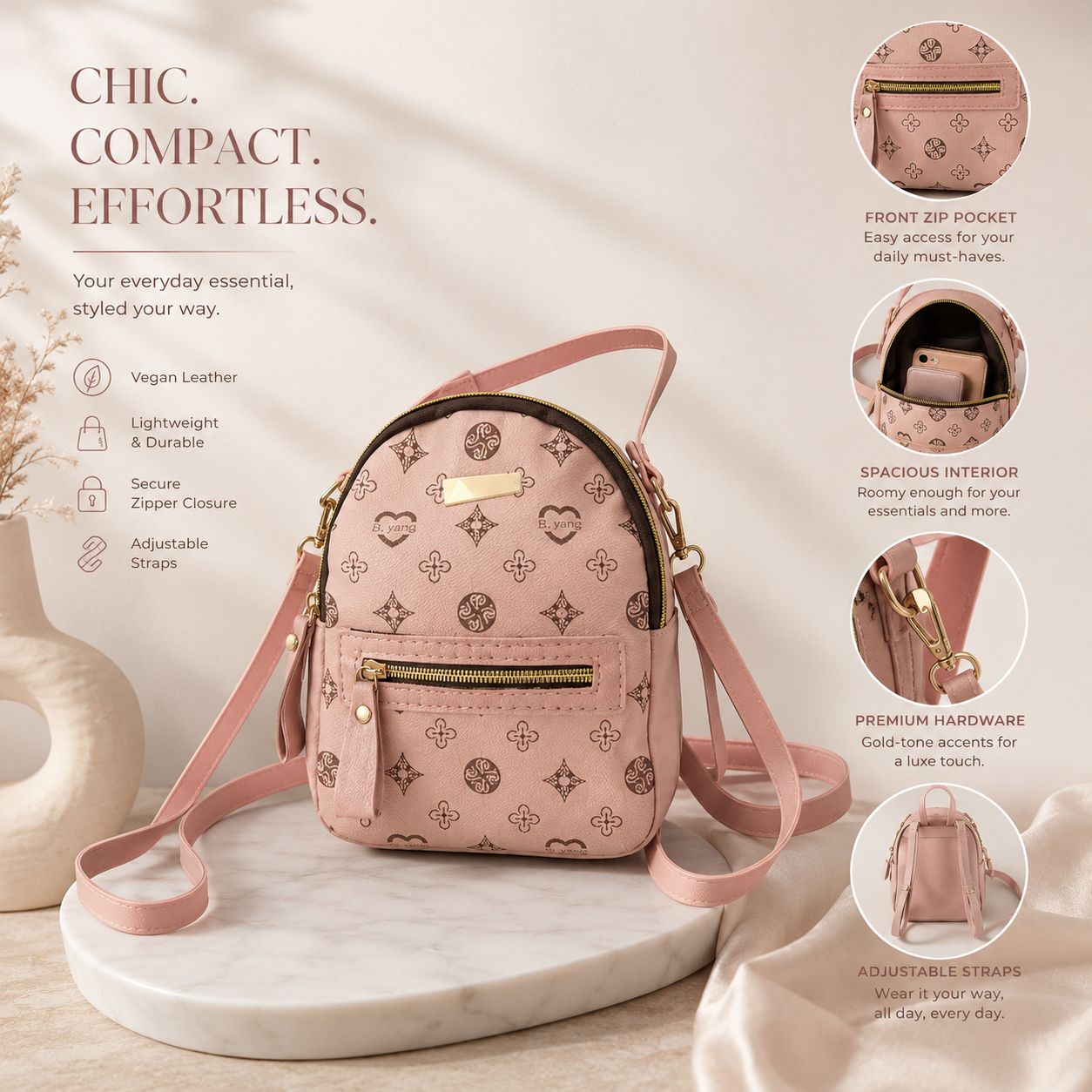 Mini Monogram Backpack