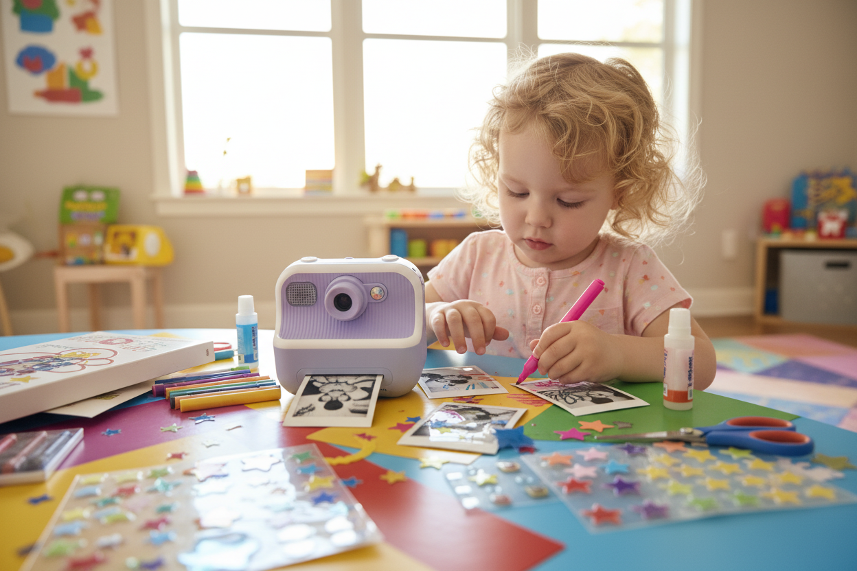 DIY Instant Print Camera – Purple Creative Play