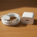 Fast Charging Dual Charger – Side Wood