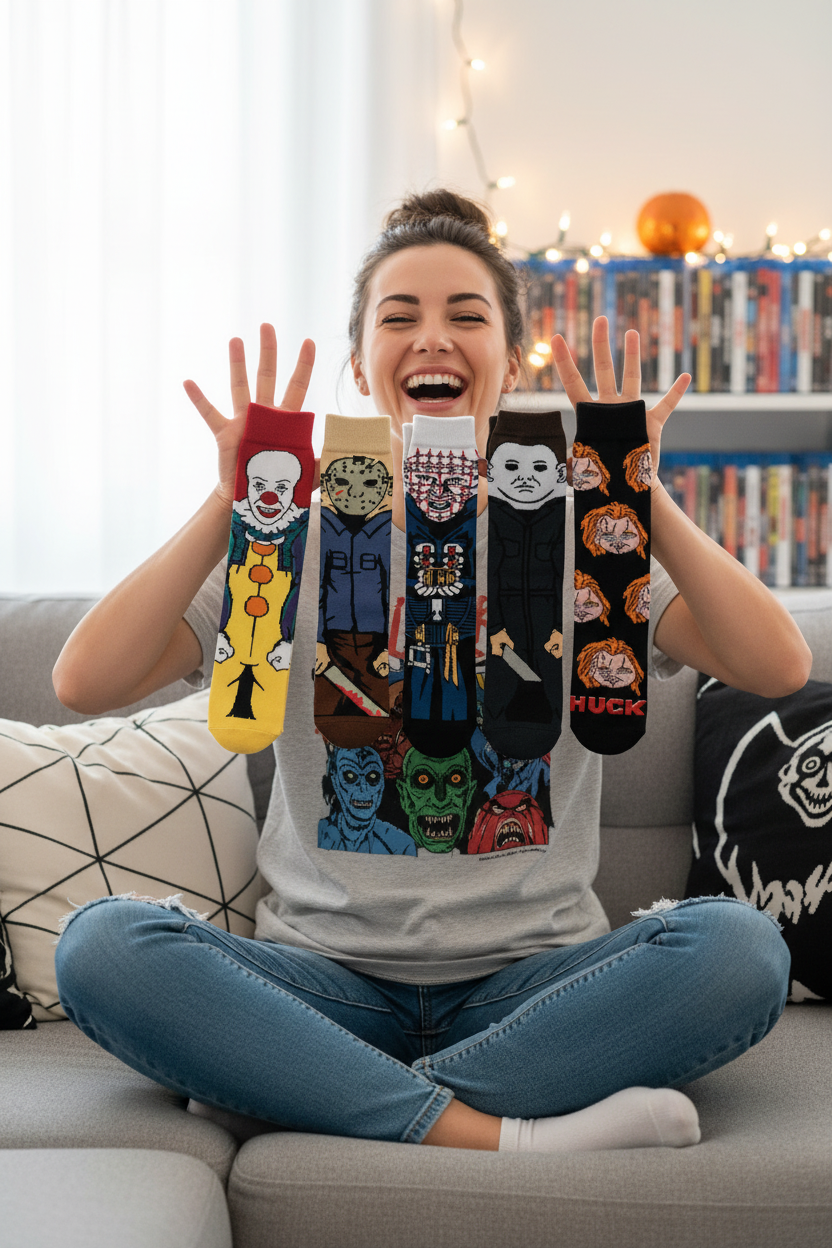 Horror Socks - Fun Lifestyle Shot