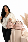 Pink Mini Backpack Lifestyle Concept
